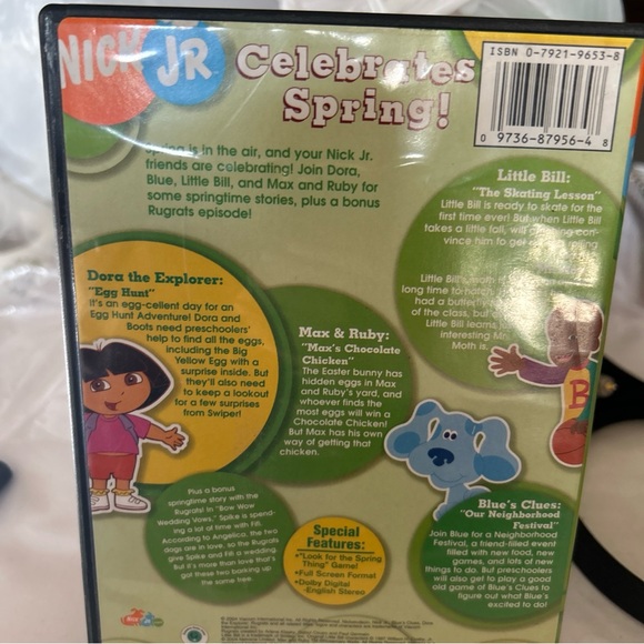 Nick Jr Celebrates Spring (DVD, 2004) Dora the Explorer Max Ruby Blue's Clues - Picture 4 of 5